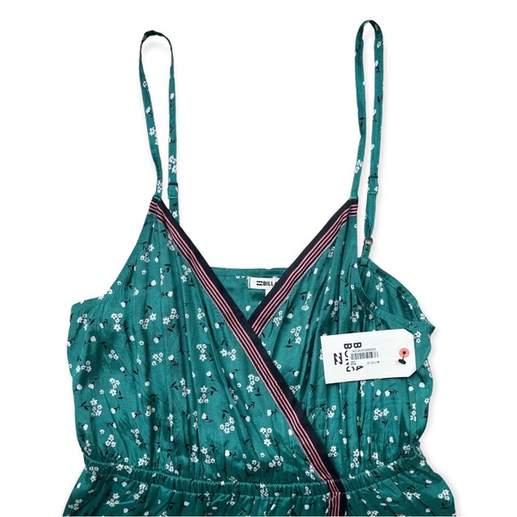 NWT Billabong Women's Soft Seas Dress Green, Size Lrg (Missing Belt) - Picture 7 of 13